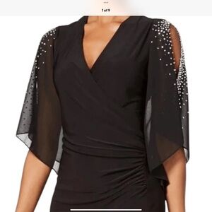 S. Levine Elegant Black Women's Top